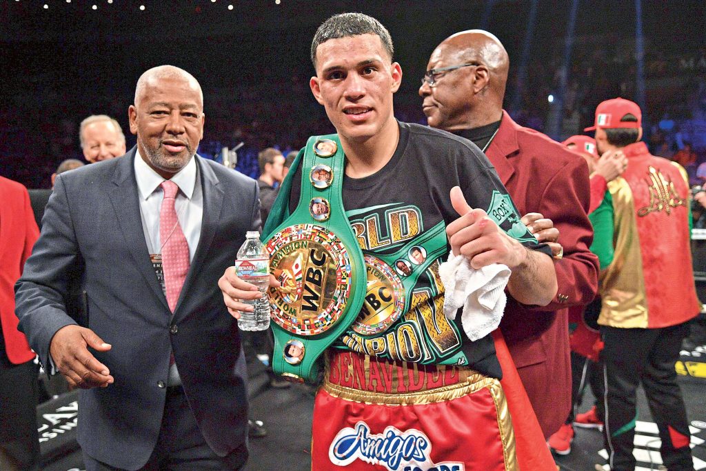 Echter Champ: 2018 verteidigt David Benavidez mit gerade ml 21 Jahren den WBC-Titel im Rückkampf gegen Ronald Gavril deutlich (Foto: imago-images/USA Today Network)