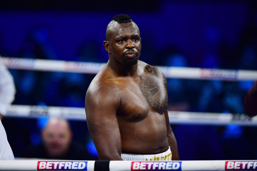 Das dürfte sich Dillian Whyte anders vorgestellt haben. Wegen eines positiven Dopingtests ist sein Kampf gegen Anthony Joshua geplatzt. (Foto: Imago/JAMES FEARN/PPAUK/Shutterstock)