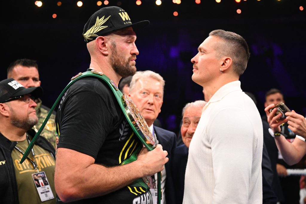 Im Frühjahr 2024 soll der Kampf um die Undisputed-Krone im Schwergewicht zwischen Fury und Usyk endlich stattfinden. (Foto: Getty Images / Justin Setterfield)