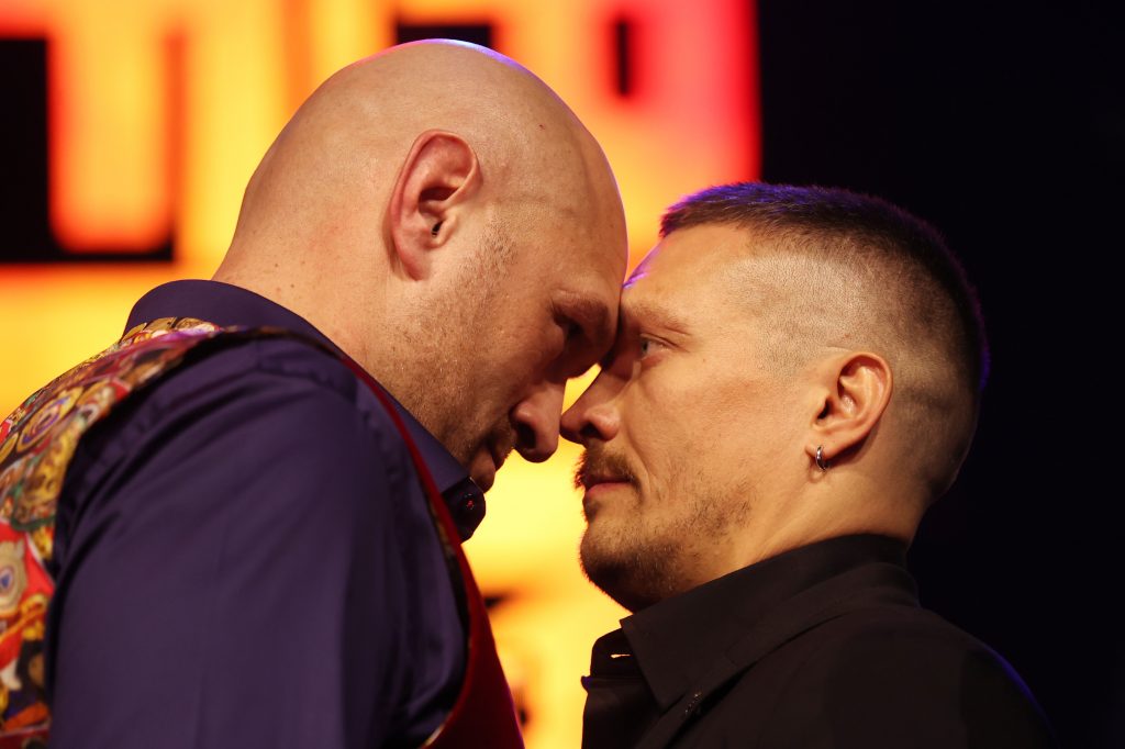 Wenn am 17. Februar Tyson Fury gegen Oleksandr Usyk um alle vier WM-Titel der großen Verbände boxt, gibt es keinen klaren Favoriten. (Foto: Getty Images).