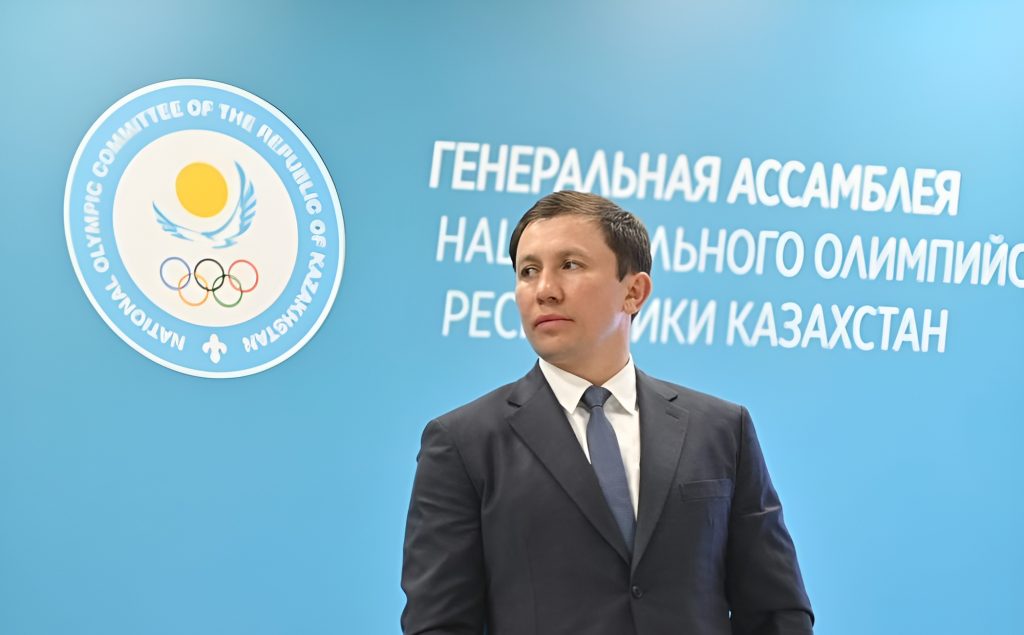 Gennadiy Golovkin wurde wurde am 11. März in Astana auf einer außerordentlichen Generalversammlung des kasachischen Nationalen Olympischen Komitees (NOK) einstimmig zum neuen NOK-Präsidenten gewählt. (Foto: Instagram/gggboxing)