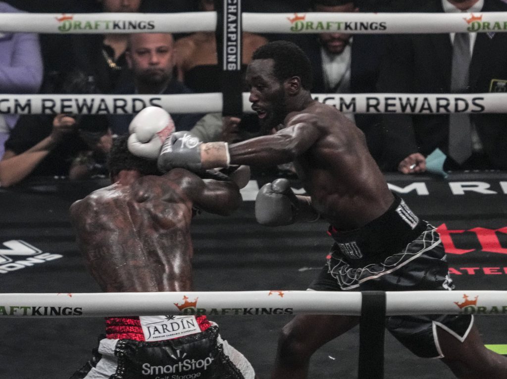 Am 29. Juli 2023 krönte sich Terence Crawford (r.) in Las Vegas mit einer sensationellen Leistung gegen Dreifach-Champ Errol Spence Jr. zum undisputed Champion im Weltergewicht. Den IBF-Gürtel trägt inzwischen Jaron "Boots" Ennis. (Foto: Imago/Zuma Wire)