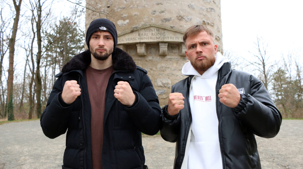 Julian Vogel (l.), WBO-Junioren-Weltmeister im Super-Weltergewicht, verteidigt seinen Titel bei der SES-Box-Gala in Aschersleben gegen den Lübecker John Bielenberg. (Foto: imago-images / Ed Gar)