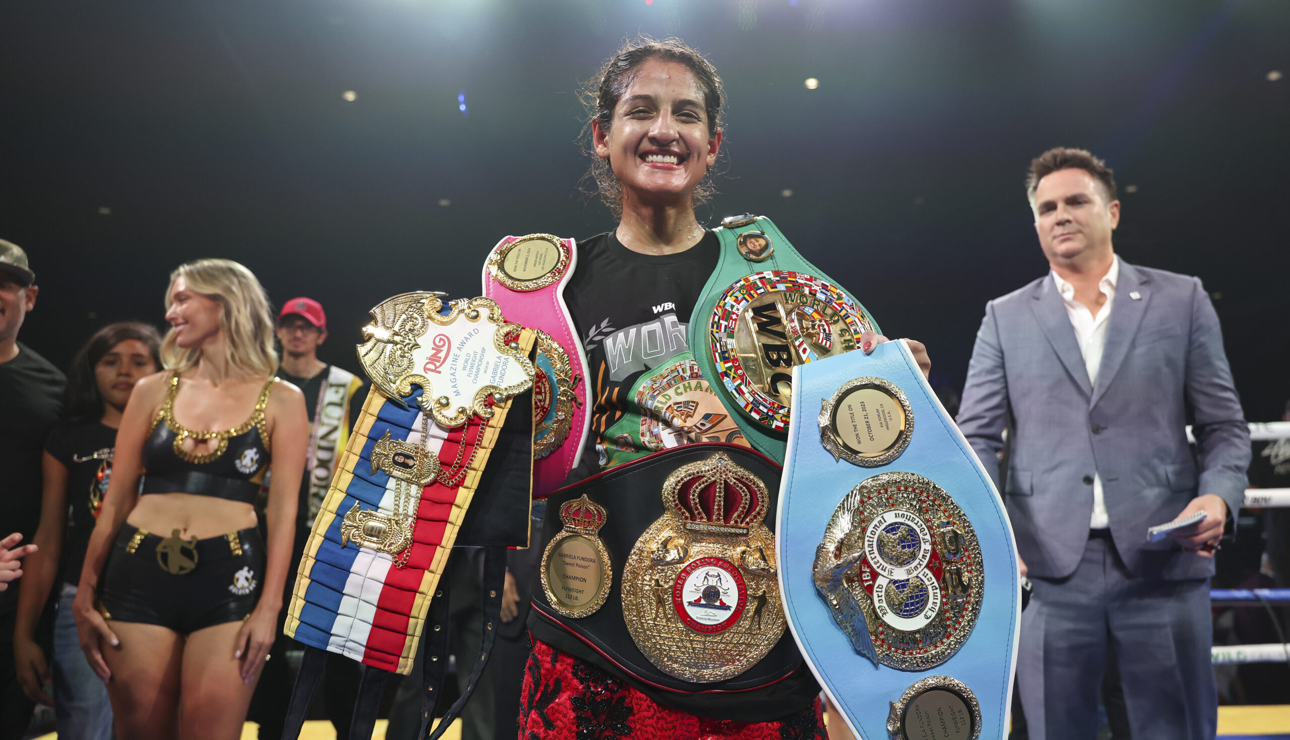 Gabriela Fundora defended her undisputed flyweight status for the second time at the weekend. (Photo: Getty Images / Cris Esqueda)