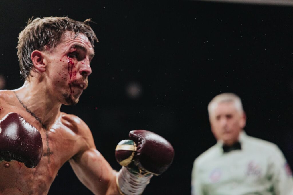 Kevin Walsh und Michael Conlan im Federgewichtsduell in der SSE Arena Belfast während ihres Split-Decision-Kampfes um den WBC International Titel