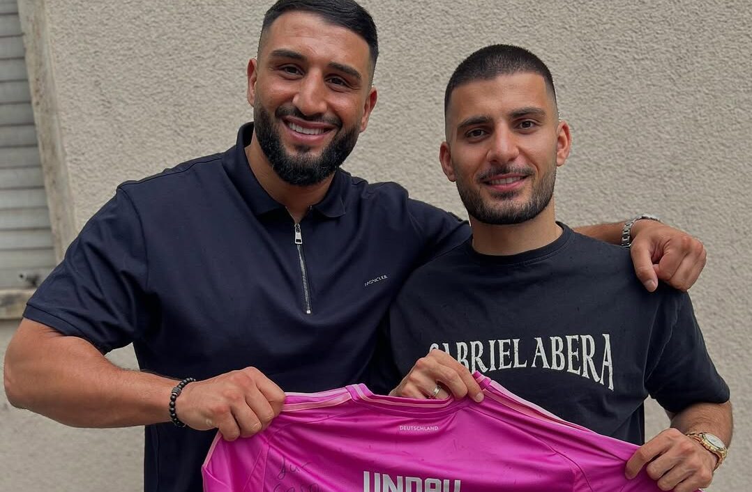 Agit Kabayel (izq.) y Deniz Undav: dos héroes deportivos excepcionales a los que les une mucho. (Foto: privada) 